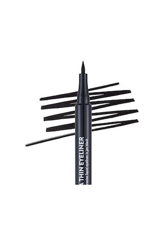 Flormar Ultra Ince Uçlu Eyeliner Siyah - Ultra Thin Eyeliner - 001 Black - 8690604478491 Genel