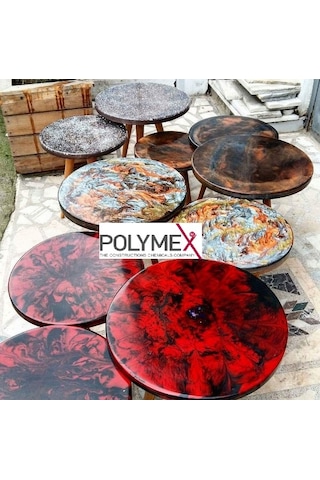 Polymex 5005 Ultra Şeffaf Epoksi Solventsiz Uv DayanıMLı 3Kgxx