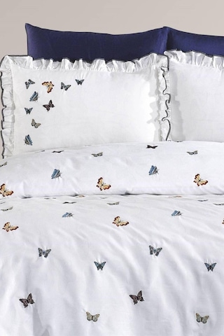 Nazik Home Laura Krem Nevresim Takımı ÇK Krem