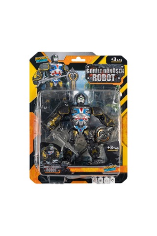 Gorile Dönüşen Robot Boyut:15cm Canavar Robot