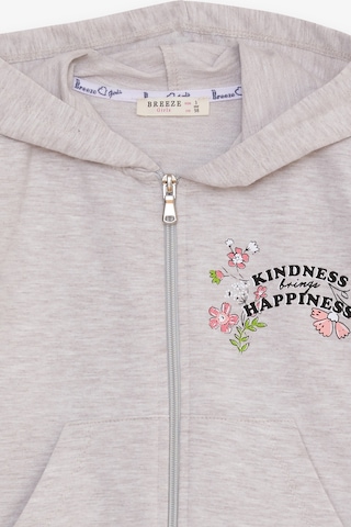 Breeze Kız Çocuk Hırka Çiçek Baskılı 1-4 Yaş, Bej Melanj