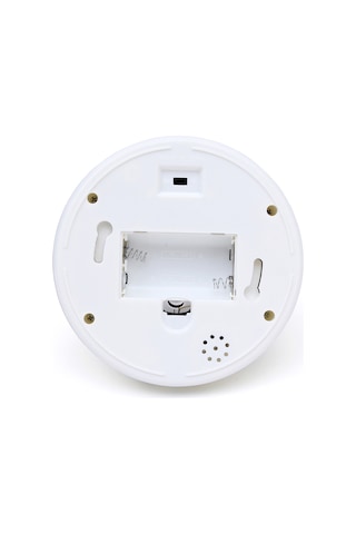 Geeksen Beyaz Yarı Küre Sahte Güvenlik Kamerası, Parlak Kırmızı Işık, Dış/iç Kullanım, Pil Gerektirir Pil Dahil Değil , 1 Adet