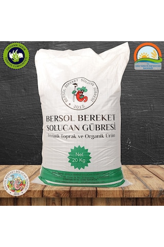 Bersol ® %100 Organik Solucan Gübresi 20 KG