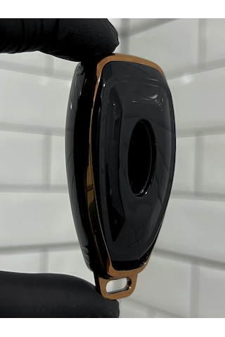 Ford Kuga Focus Mondeo Bmax Cmax Smax Uyumlu Anahtar Kılıfı Gold - Siyah