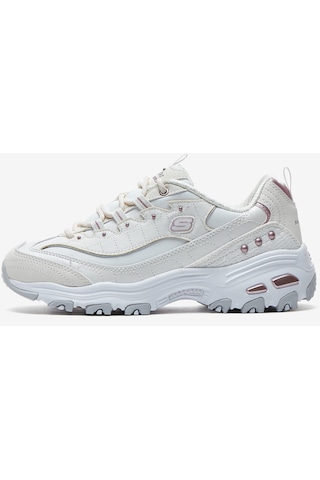Skechers D'lites Kadın Sneakers - Beyaz 149267 WLV Beyaz