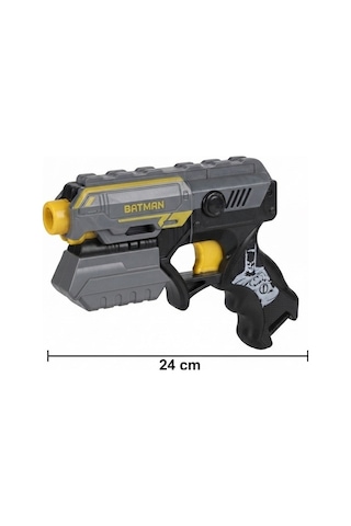 TıfılToys Batman Figürlü 10 Adet Yumuşak Mermili Dart Atan Hedefli Eğlenceli Aksiyon Oyun Seti