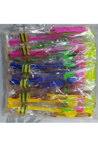 Star Işıklı Pervaneli Sapan 12 Adet Kara Toys Stf-01 Işıklı Sapan