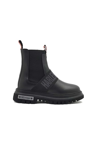 Harley Davidson Bayan Bot 021Z100563 Black Deri Siyah