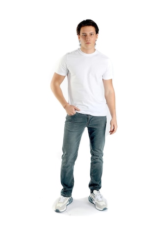 Lee Cooper Baselo Erkek O Yaka T-Shirt Beyaz-17665-Beyaz