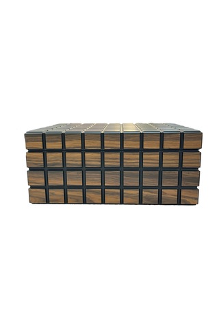 Mat Kahverengi Kaplama Humidor - Puro Saklama Kutusu
