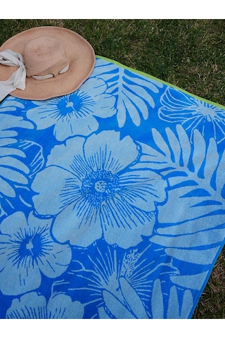 Kadife 90x180 Cm Desenli Kadın & Erkek Outlet Plaj Havlusu Baveno Desen003