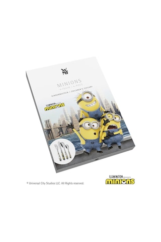 Wmf Minions Çocuk Çatal&kaşık&bıçak Seti 4 Parça Siyah