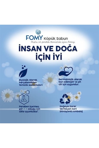 Fomy Classic Köpük El Sabunu 9 x 1 L + Dispenser