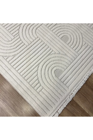 Hoom Rugs Level En270 Krem Modern Halı Krem