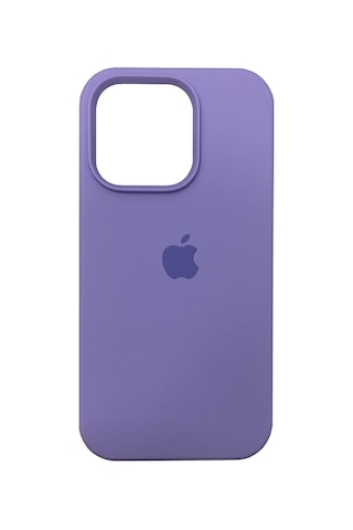 Apple Uyumlu iPhone 14 Pro Max Logolu İçi Kadife Silikon Lansman Kılıf-10 Renk