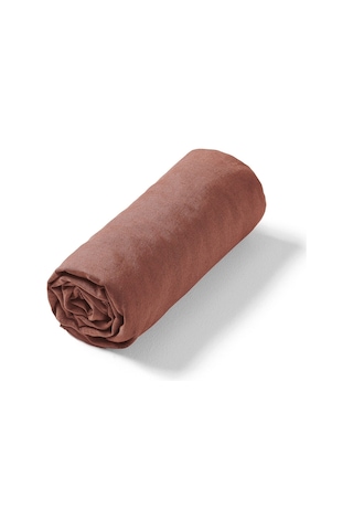 Maki Home Kahve 180x200 Yastiksiz Battal Boy Lastikli Çarşaf Kahverengi