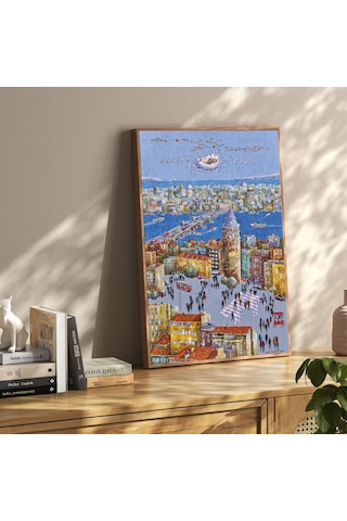Ks Games 500 Parça Galata Kulesi Puzzle - Gafur Uzuner