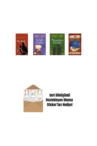 Ahmet Ümit 4 Kitap Set + Okuma Sticker'ları