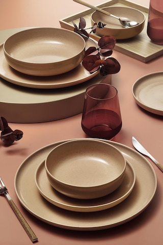 Kütahya Porselen Moderna 16 Parça 4 Kişilik Yemek Takımı Yavruağzı