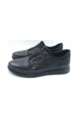 King Shoes 4390 Siyah Büyük Numara Rahat Erkek Ayakkabı
