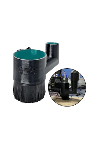 Homyl Cnc Gravür Makinesi Toz Ayakkabısı Router Mili 52-mm