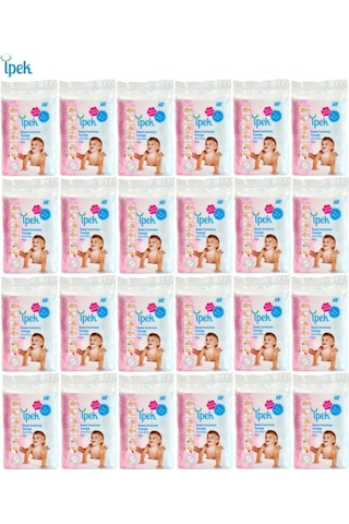 İpek Bebek Temizleme Pamuğu 1440 Adet (24Pk*60)