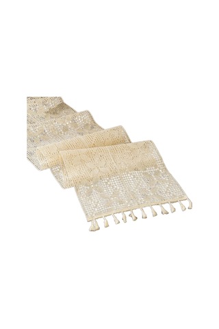 Suntek Ev Partisi Festivali Için Masa Koşucu Fotoğraf Sahne