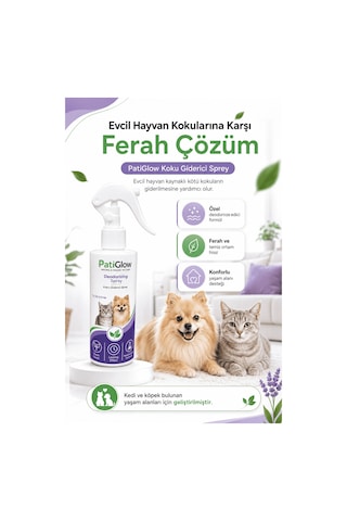 Patiglow Kedi Ve Köpek Koku Giderici Sprey
