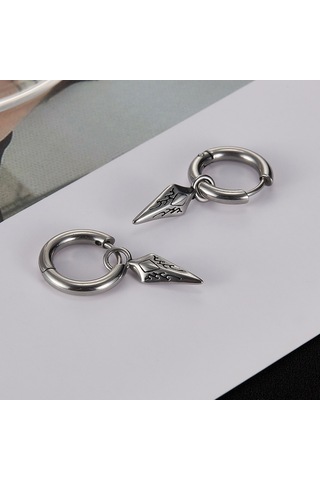 Sones Opk Ge933 1 Çift Kişiselleştirilmiş Vintage Paslanmaz Çelik Küpe Çok Renkli