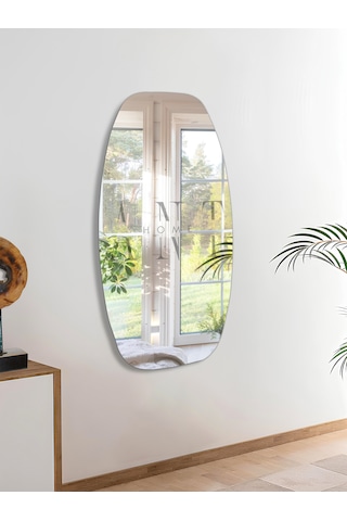 Dekoratif Ayna, Konsol Aynası, Duvar Aynası,dresuar Aynası 120x60 Gümüş