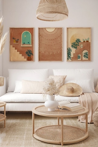 Artavessa Gerçek Ahşap Çerçeveli 3 Parça 3D Poster Tablo Seti - 3DARTSOHOSET27 15 x 20 15 x 20