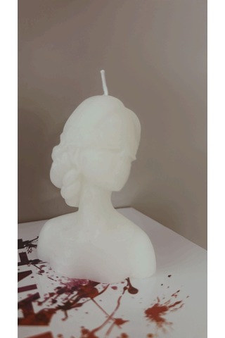 Bernami Mumluk Şamdanpinterest Hediyelik Kokulu Maskeli Kız Mum Diğer