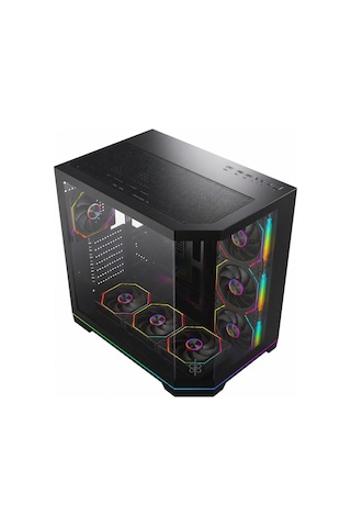 Game İn Game Hexa 7x12cm İnfinty Argb Fanlı Gaming Akvaryum Kasa