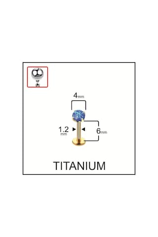 %100 G23 Titanyum Titanyum Altın Mavi Opal Taşlı Kıkırdak Tragus Labret Piercing Antra Melanj %100 G23 Titanyum Titanyum Altın Mavi Opal Taşlı Kıkırdak Tragus Labret Piercing Antra Melanj
