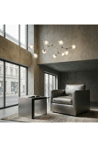 Modern Metal Zigon Sehpa Seti Minimal Tasarım İç İçe Geçen Yan Sehpa 2 Li Set Gri
