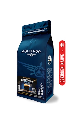 Moliendo Professional Caffe Crema Medium Çekirdek Kahve 1 KG