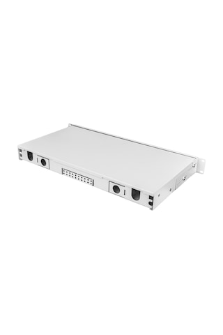 Alfafonet Optislide 6 Port Sc-sx/lc-dx 1ru Rack Tipi Açık Gri Fiber Optik Patch Panel