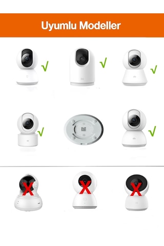 Xiaomi Mi Home 360 2k C300 C400 Güvenlik Kamerası Montaj Braketi