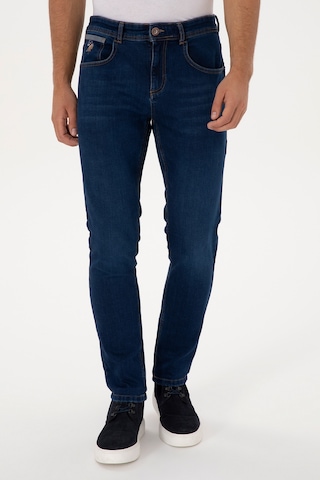 U.S. Polo Assn. Erkek Koyu Mavi Slim Fit Jean Pantolon 50316552-DN0023