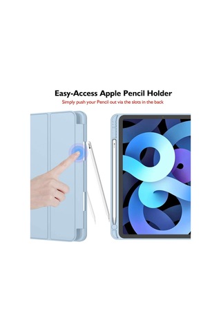 Apple Uyumlu iPad, Pro 11 1. Nesil 2018 Kılıf Kalem Bölmeli Smart Case A1