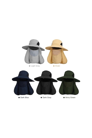 Artfulabode Yüz Yürüyüşü Ve Ve Uv Tırmanma Şapkası Şapkası Mekan Koruma Kapağı Kadınlar İle İçin Güneş Gri Flabı Erkekler Dış Dağ Boyun Balıkçılık Bahçecilik Qf Gri