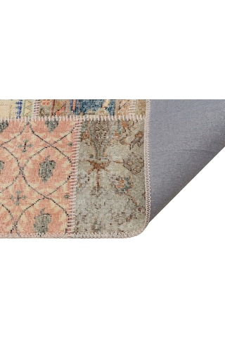 El Yapımı Tığ Işi Patchwork Halı 160x230 Cm - 6295