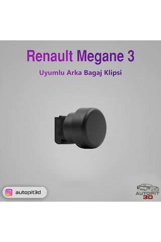 Renault Megane 3 Uyumlu Arka Bagaj Klipsi 2 Adet