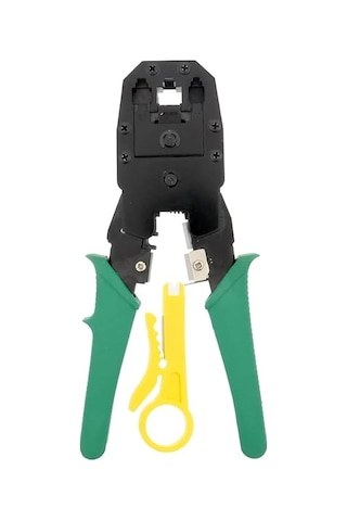 3'lü Modüler İrtibat Pensesi 4p-4c, 6p-6c Ve 8p-8c Rj11 Rj12 Rj45 Ethernet Kablo Jak Çakma Pensesi, Ağ Ve Telef