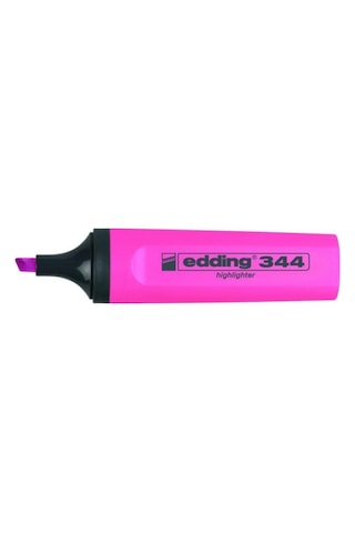 Edding Fosforlu Kalem 344 Pembe 10'lu Paket Pembe