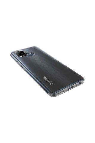 Zore İnfinix Hot 10t Kılıf Süper Silikon Kapak - Renksiz Renksiz