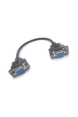 Vga Dişi Dişi Video Görüntü Kablosu 15 Pin Vga Kablo 30 Cm