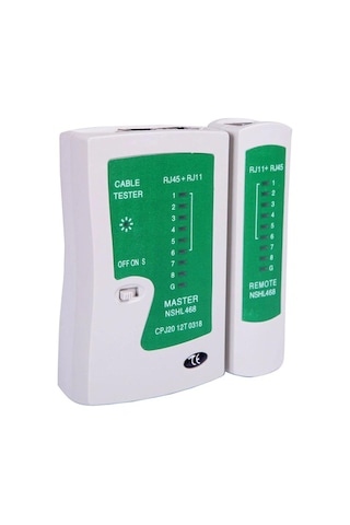 4523 RJ11 RJ45 Cat5 Cat6 İnternet Kontrol Test Cihazı Network Tester