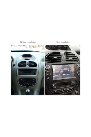 7.0 İnç Peugeot 206 / 207 Uyumlu Android Auto Carplay 64gb 1027 Multimedya Oem I Arka Kamera  7"