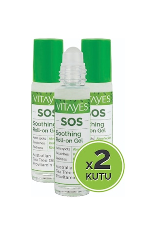 Vitayes Sos Çay Ağacı Özlü Onarıcı Roll-On Serum 2 x 10 ML